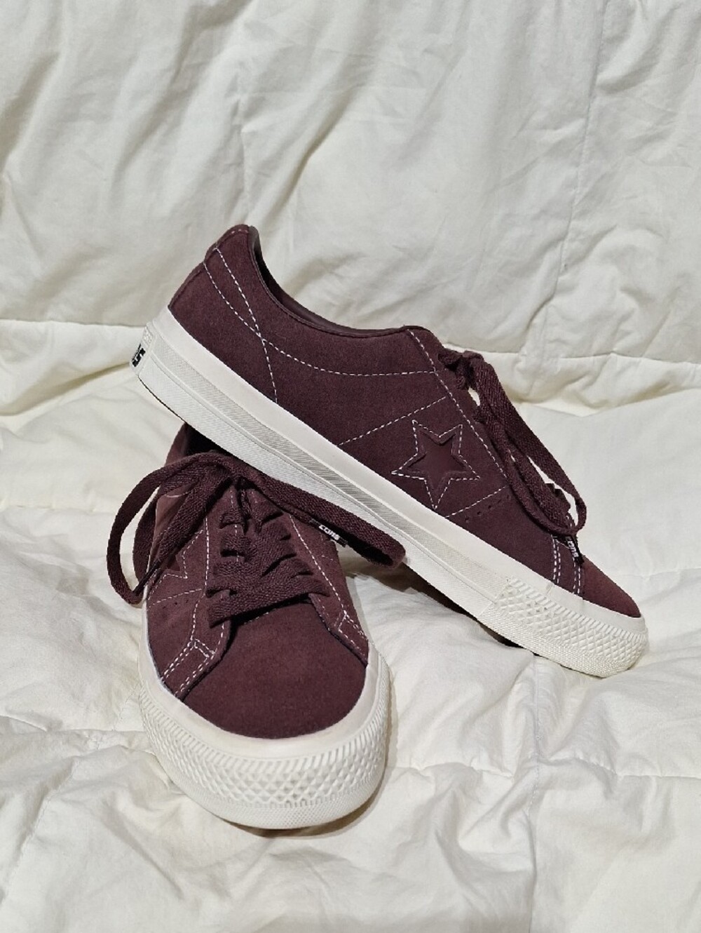 Converse Unisex Sneakers In Suede Burgundy Coloring - Picture 3 of 10